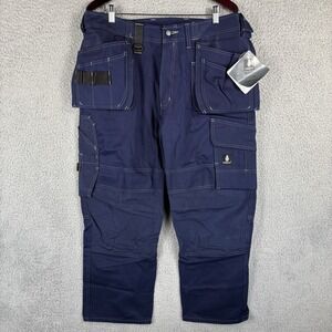 Mascot Atlanta Work Pants 38x32 Mens Navy Craftsman Trousers Cordura Utility NEW